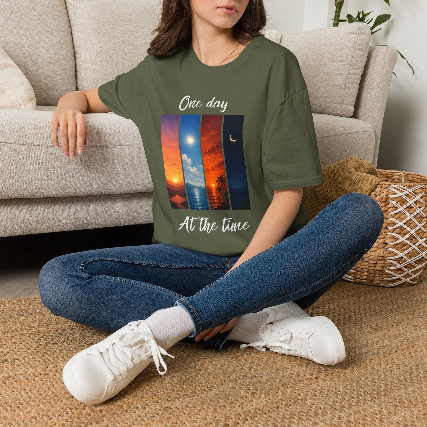 "One Day At The Time" T-shirt