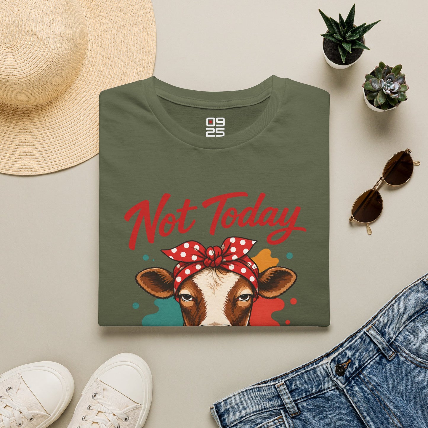 "Not Today Heifer" T-shirt